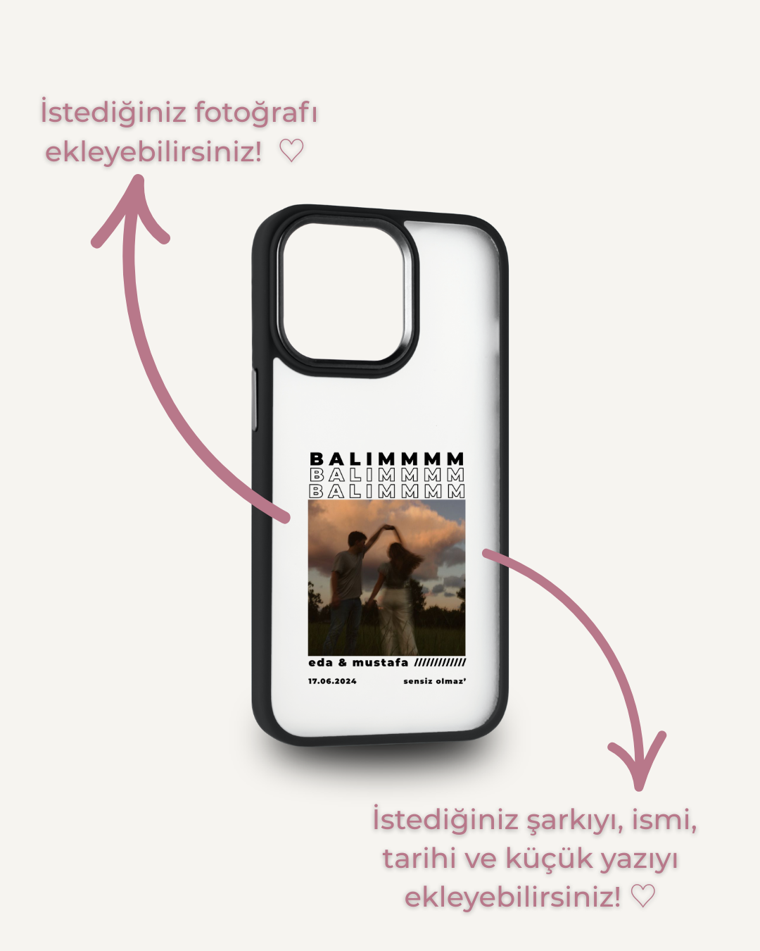 BALIMMMM Kişiye Özel Tasarım Kılıf